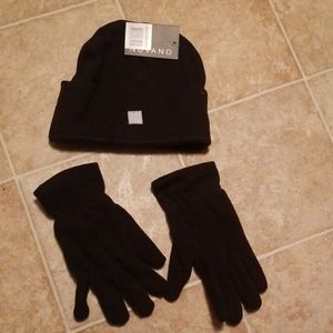 Ladies Fleece hat and gloves